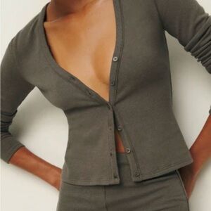 Reformation Ruth knit cardigan